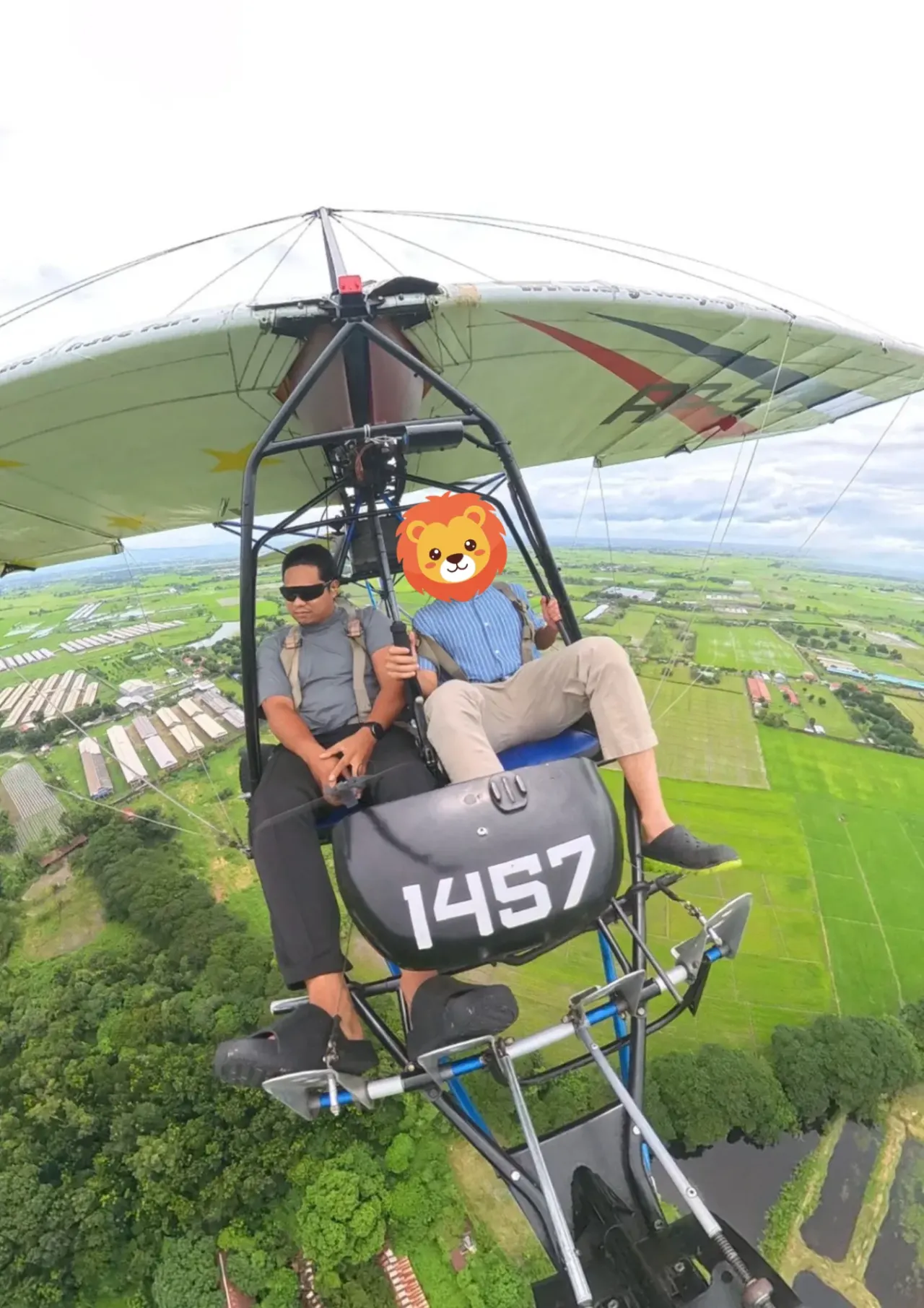 團友的輕航機體驗