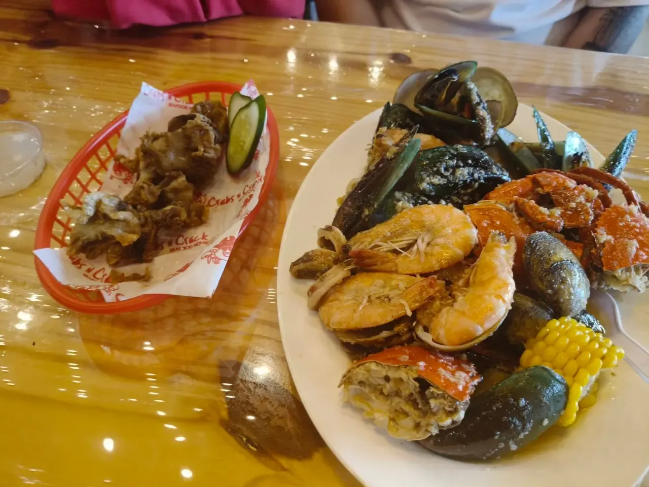 旅行中的海鮮料理
