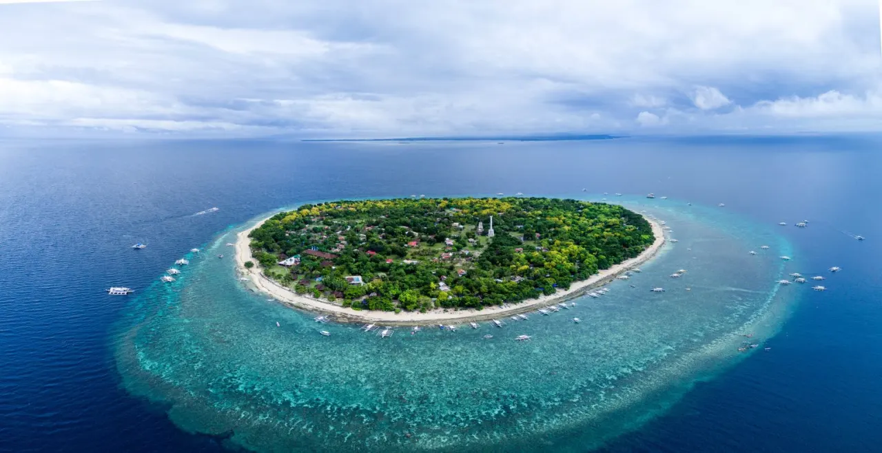 海島空拍景色